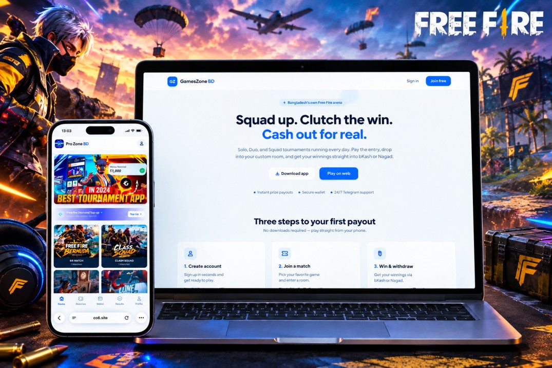 ProZoneBD – Free Fire Esports & Tournament Platform